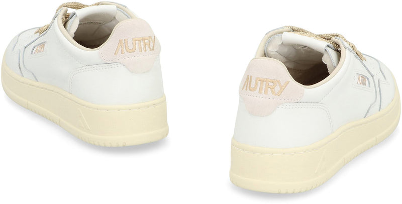 Autry Medalist Leather Low-Top Sneakers