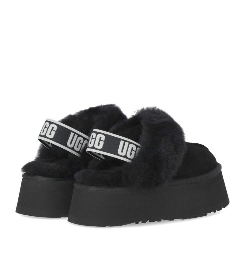 UGG Funkette Black Slipper