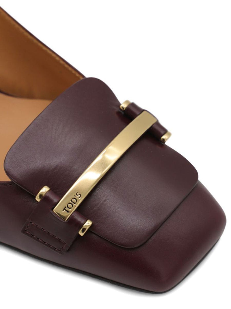 Tod'S Leather Slingback Pumps