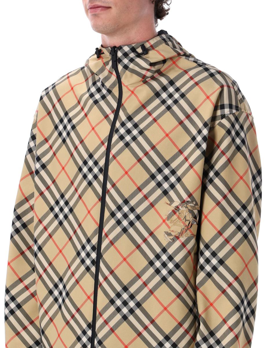 Burberry Reversible Check Hooded Jacket