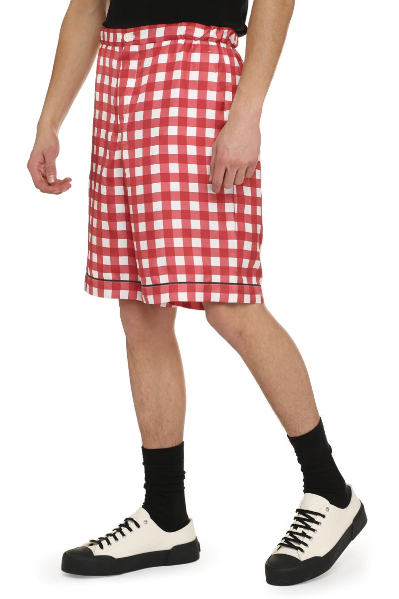 Prada Printed Silk Shorts