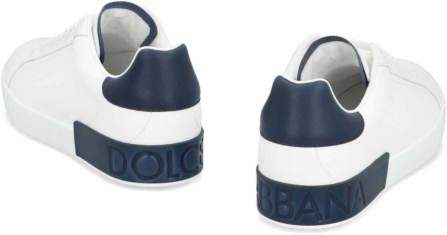 Dolce & Gabbana Portofino Leather Sneakers