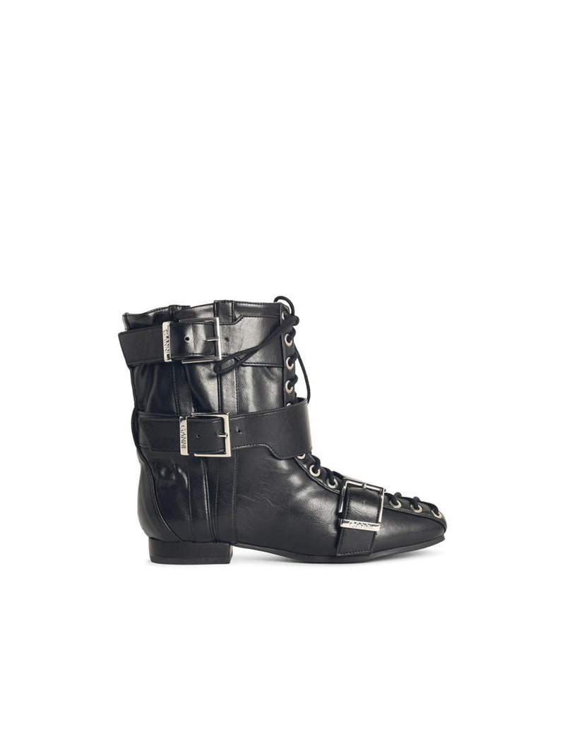 Ganni Black Synthetic Boots