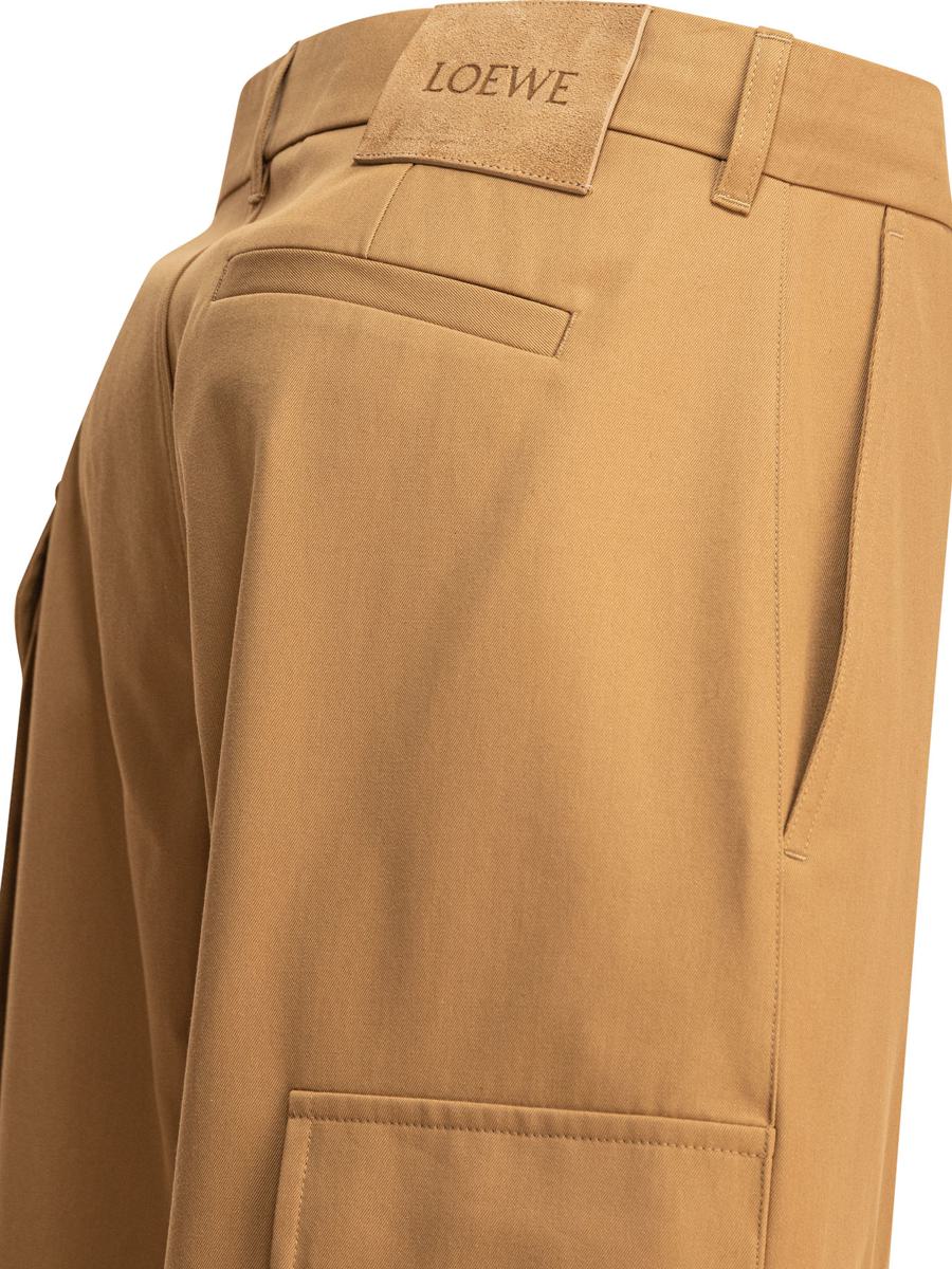 Loewe Cotton And Silk Cargo Trousers