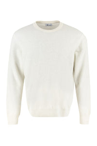 The (Alphabet) The (Knit) - Wool-Cashmere Blend Crew-Neck Pullover