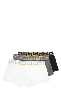 Versace Set Of Three Cotton Boxers