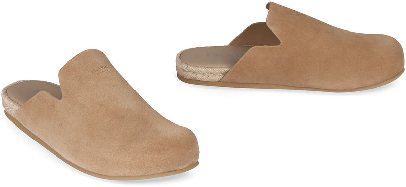 Prada Suede Mules