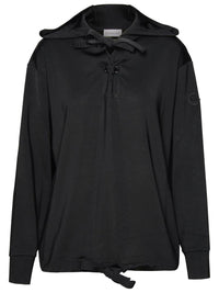 Moncler Black Viscose Hoodie