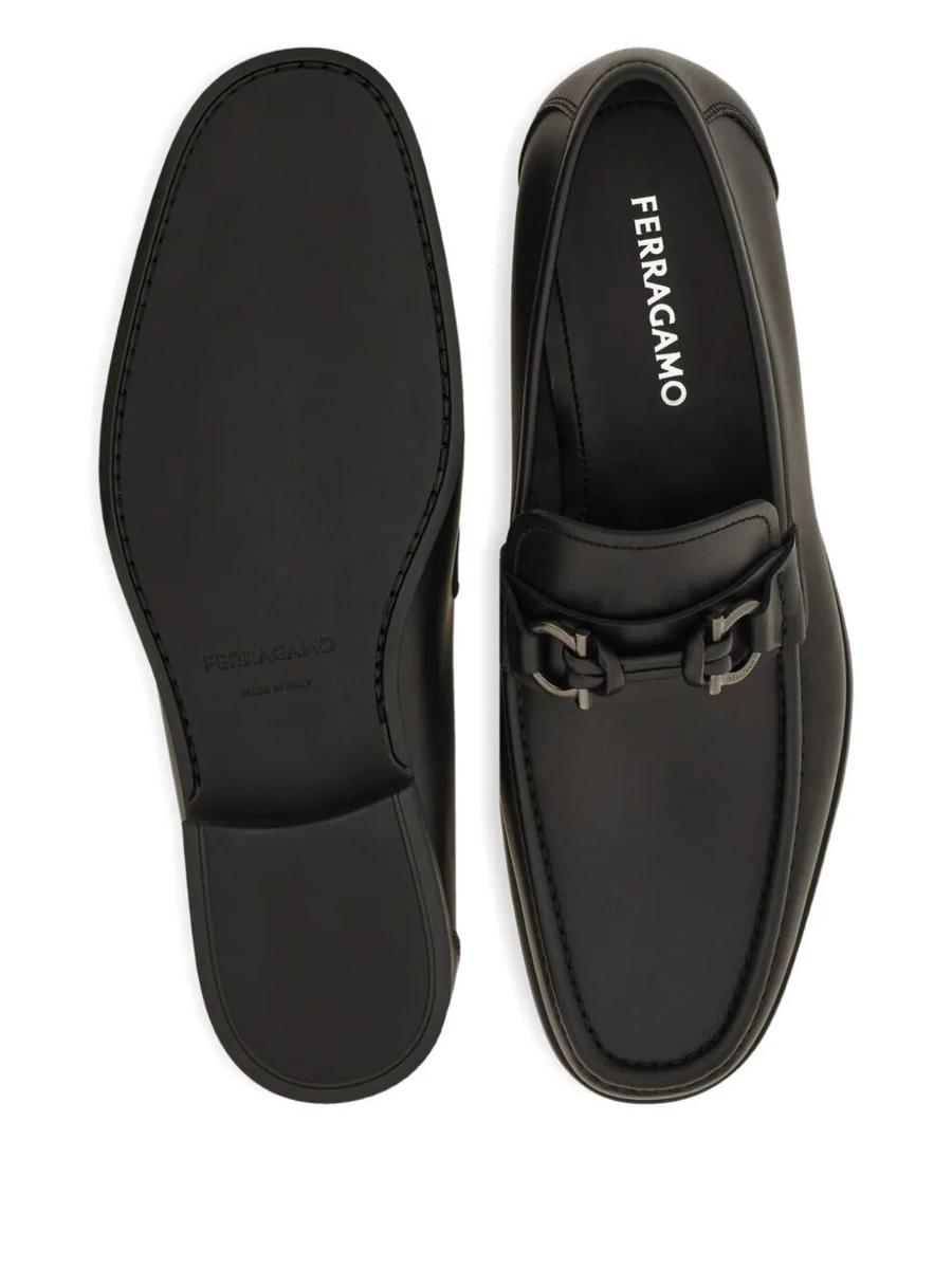 Salvatore Ferragamo Alain Gancini Buckle Loafers Shoes