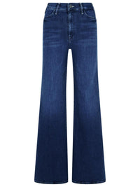 Mother 'The Hustler Roller Sneak' Blue Cotton Jeans
