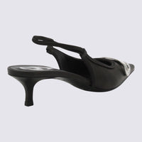 Diesel Black Leather D Venus Pumps