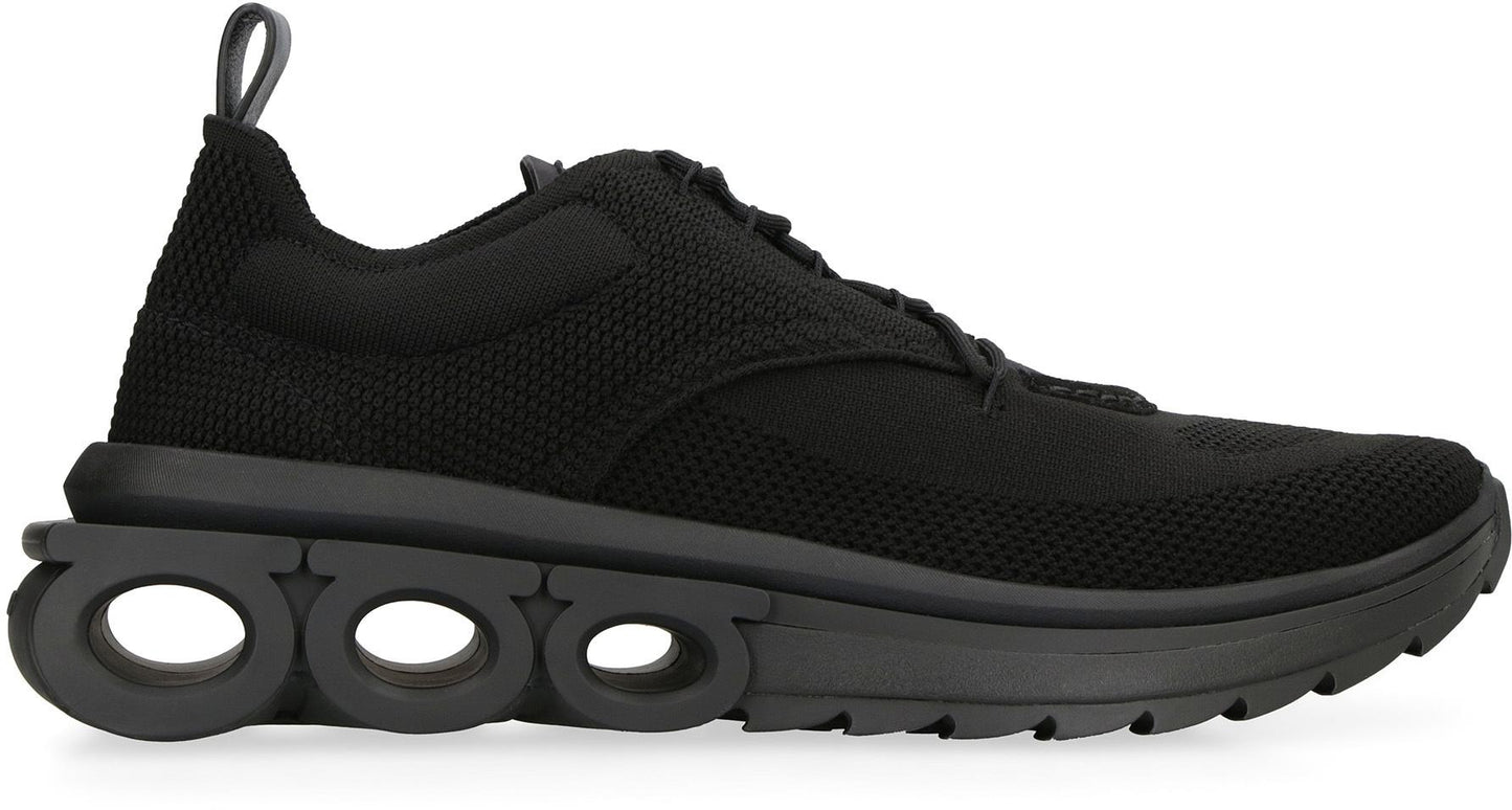 Salvatore Ferragamo Fabric Low-Top Sneakers