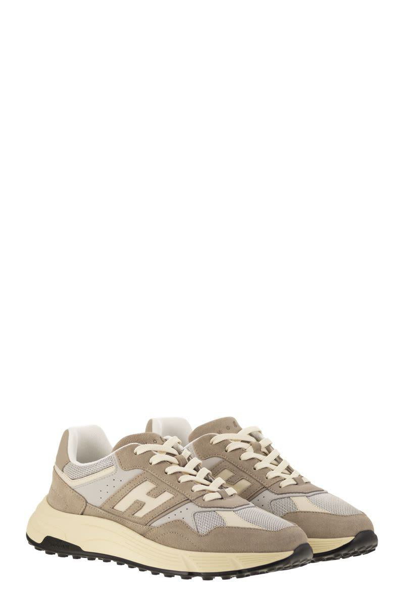 Hogan Hyperlight - Suede And Canvas Sneakers