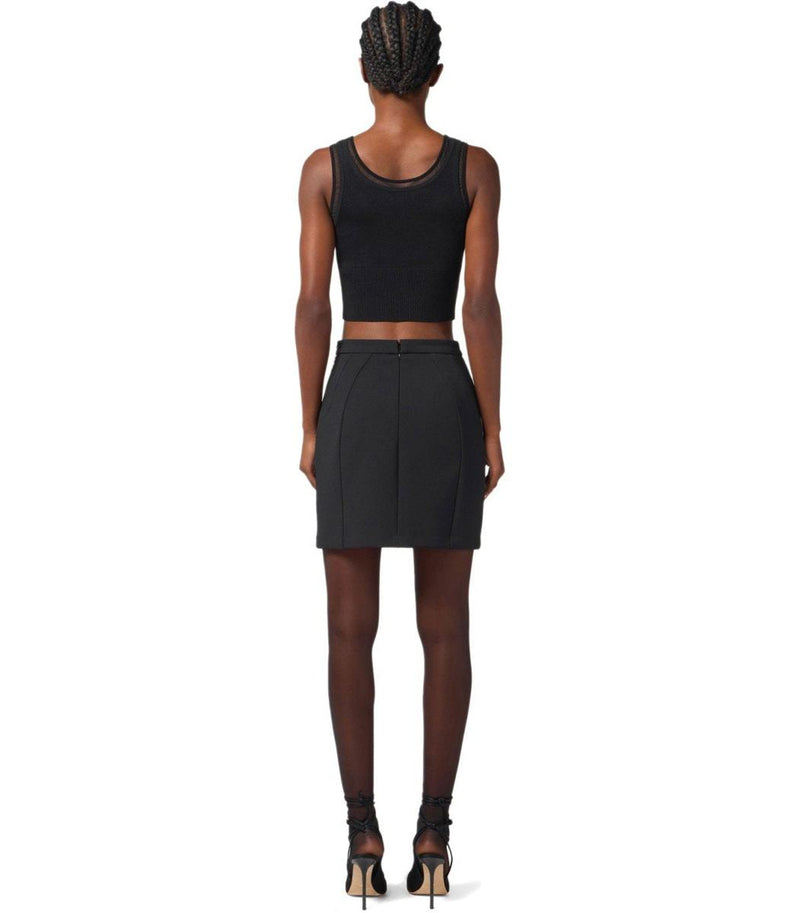 Elisabetta Franchi Black Mini Skirt