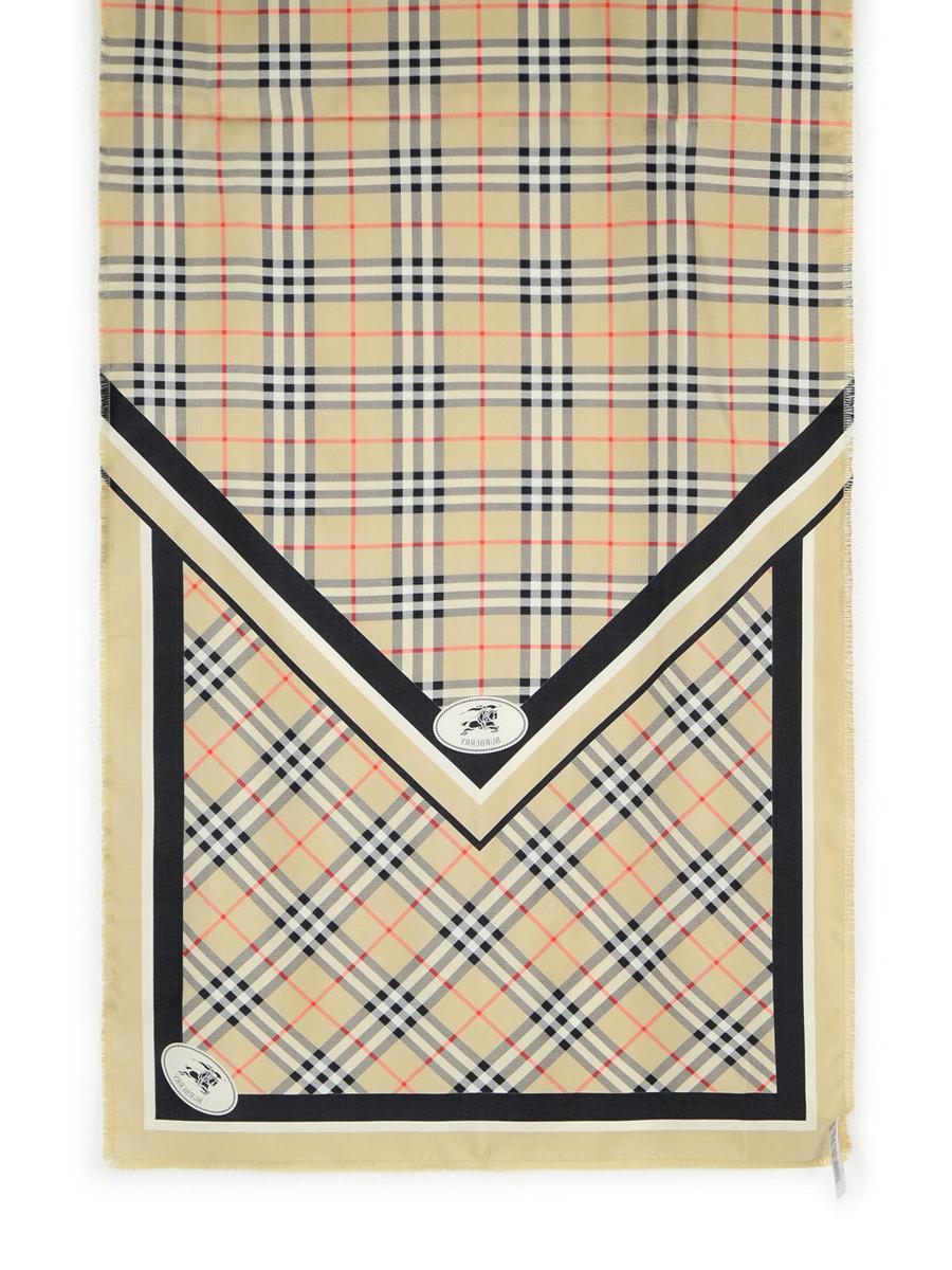 Burberry Beige Wool Scarf