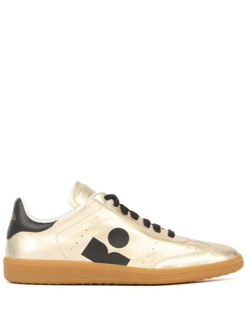 Isabel Marant Metallic Leather Kaycee Sneakers Shoes
