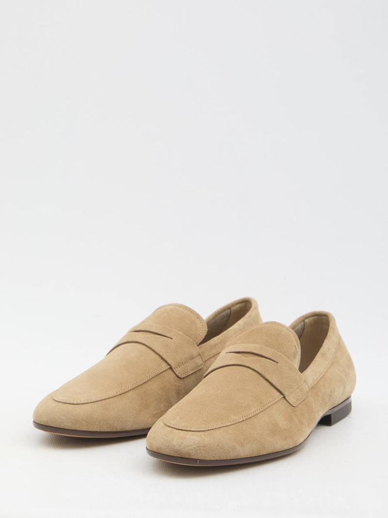 Suede Loafers