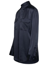 Equipment Black Silk Shirt