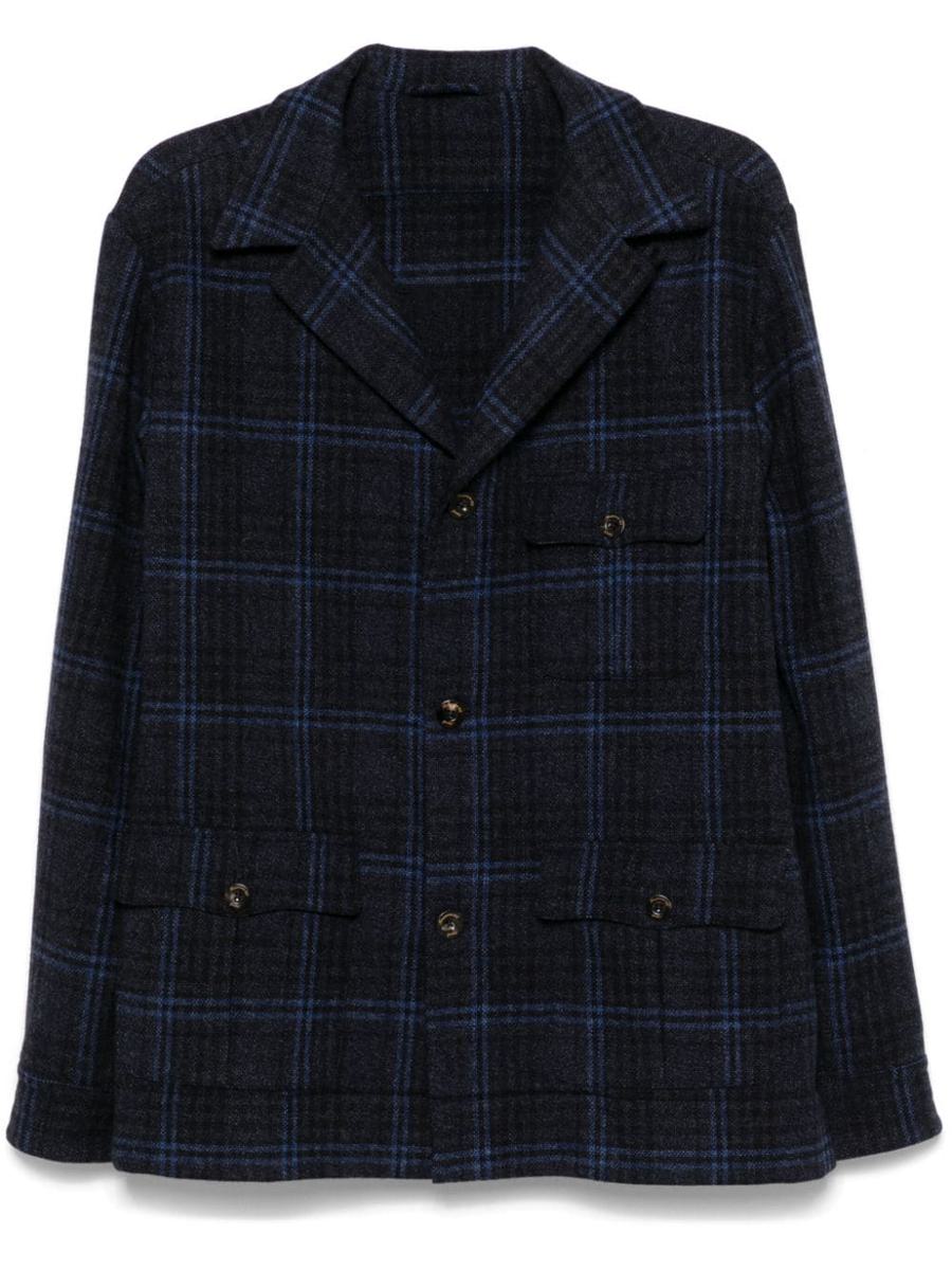 Finamore Wool Single-Breasted Jacket