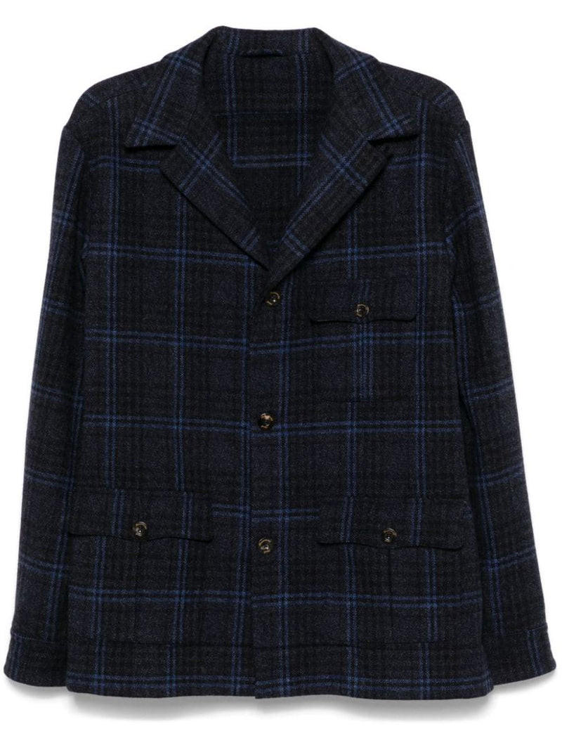 Finamore Wool Single-Breasted Jacket