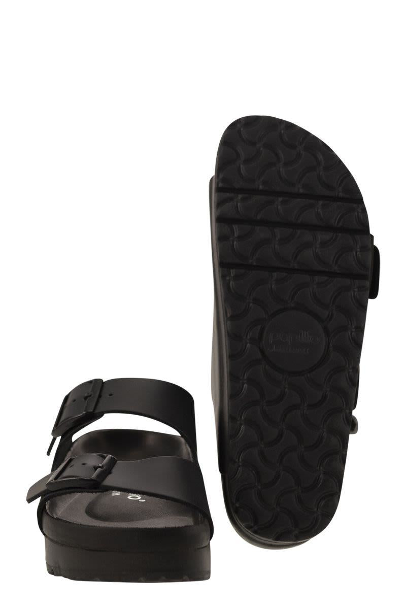 Birkenstock Arizona Platform - Slipper With Leather Buckles