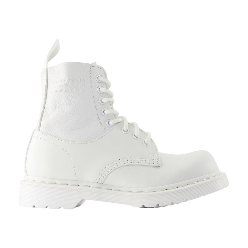 MM6 Maison Margiela 1460 8-Eye No Steel Toe Ankle Boots