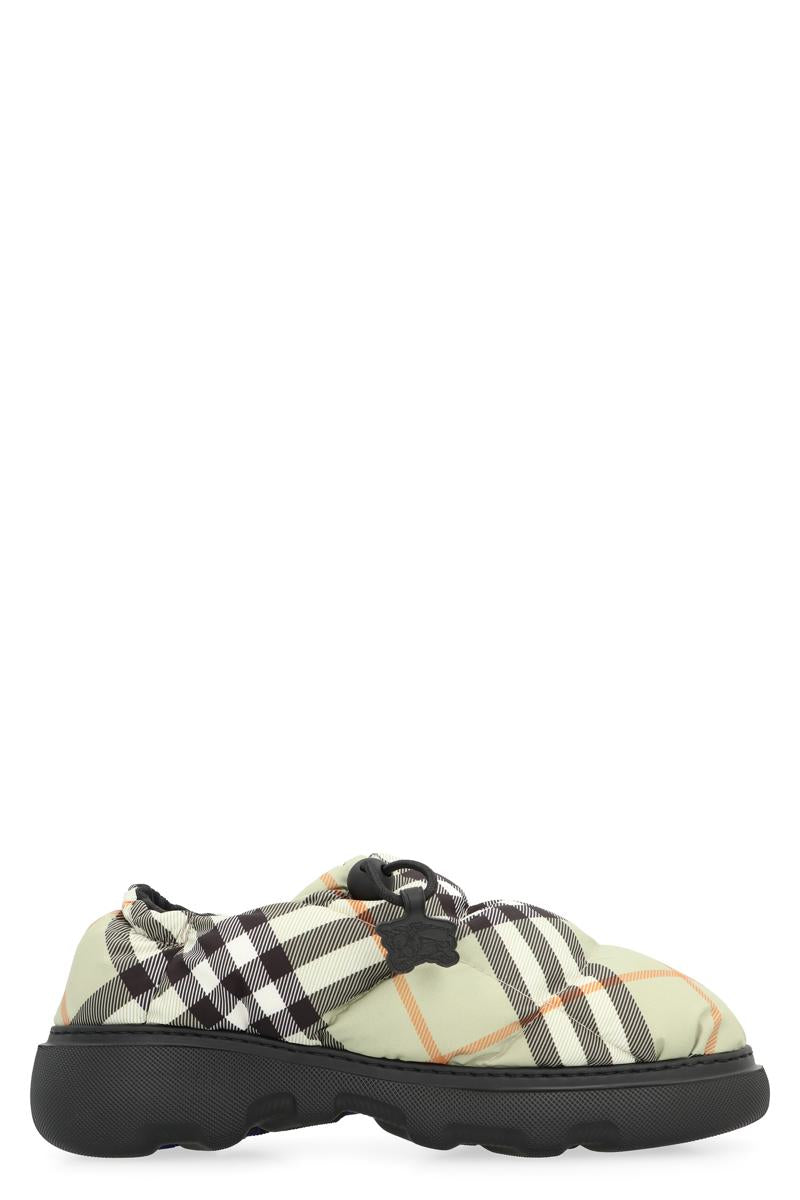 Burberry Check Motif Mules