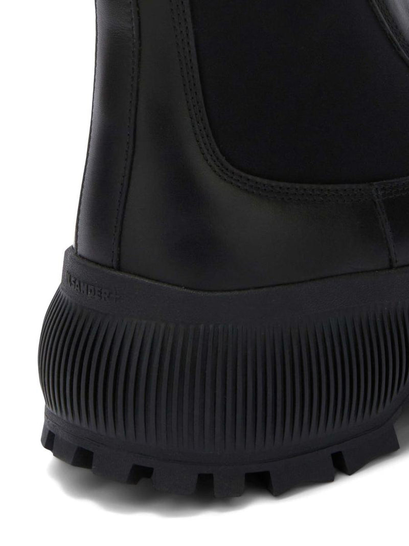 Jil Sander Leather Chelsea Boots