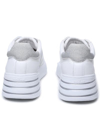 Hogan White Leather Rebel Sneakers