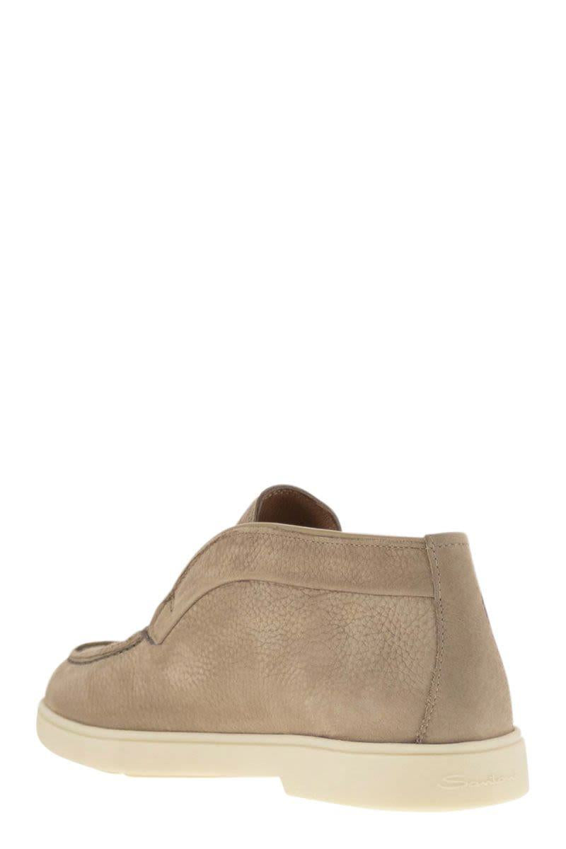 Santoni Desert Boot In Nubuck
