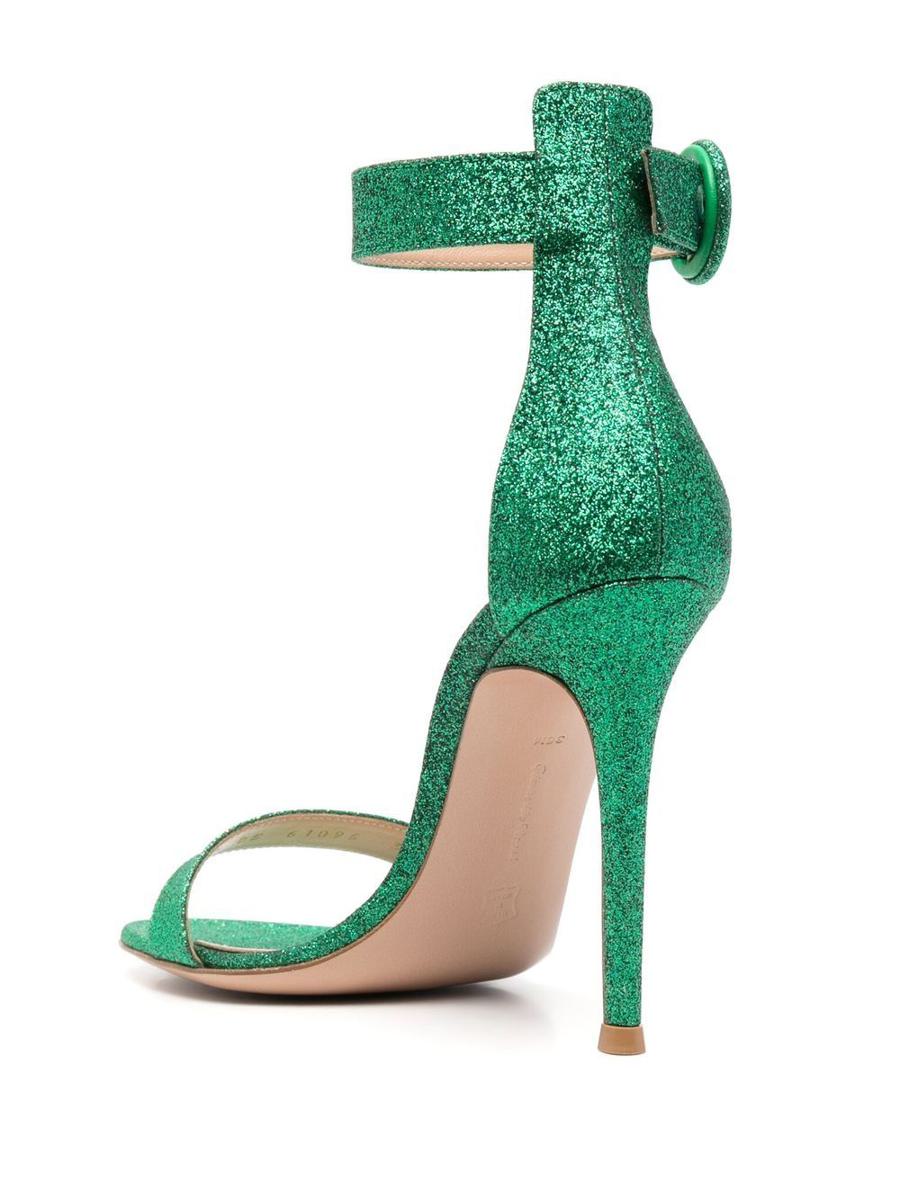 Gianvito Rossi Portofino Starlight Leather High Heel Sandals