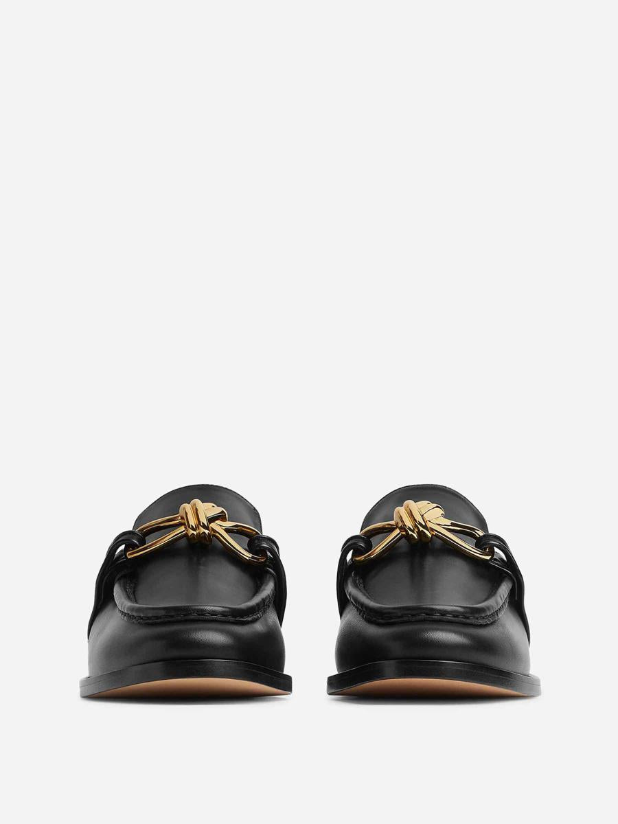 Bottega Veneta Astaire Leather Moccasins