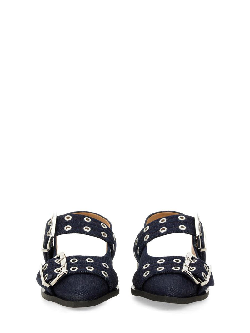 Ganni Ballerina With Buckle