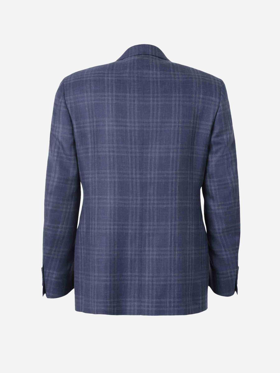 Canali Blazer Wool Plaid
