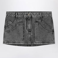 The Attico Denim Mini Skirt