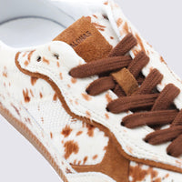 Alohas White And Brown Leather Tb 490 Rife Sneakers