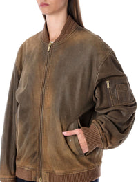 Golden Goose Unisex Brown Bomber Jacket