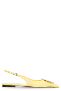 Jacquemus Duelo Leather Slingback Pumps