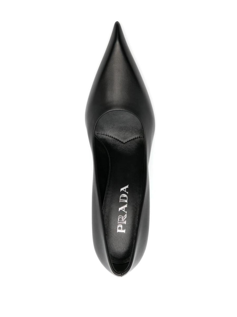 Prada 85Mm Leather Pumps