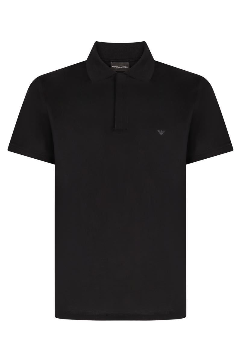 Emporio Armani Short Sleeve Cotton Polo Shirt