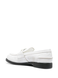 Miu Miu Logo-Plaque Leather Loafers