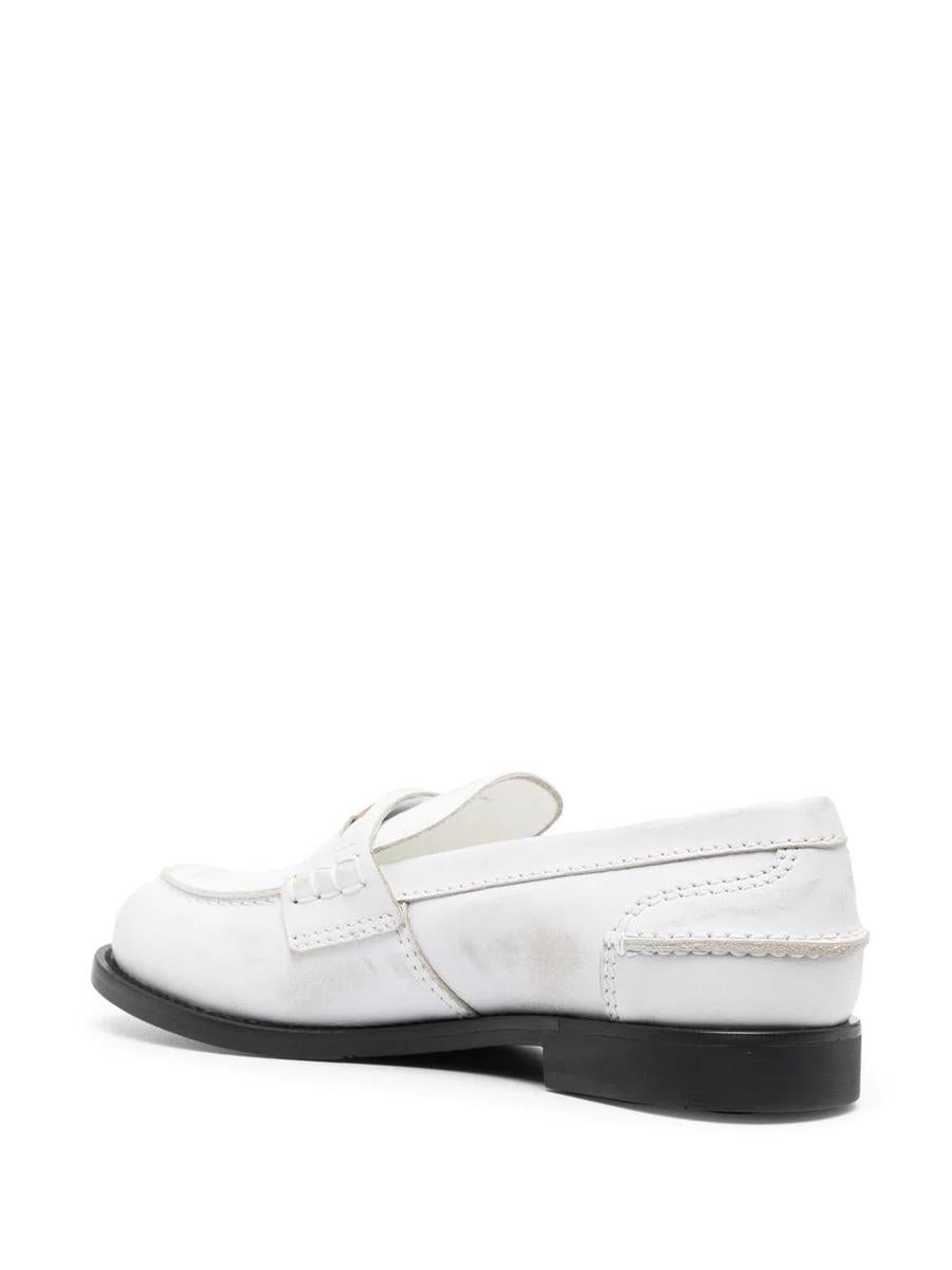 Miu Miu Logo-Plaque Leather Loafers