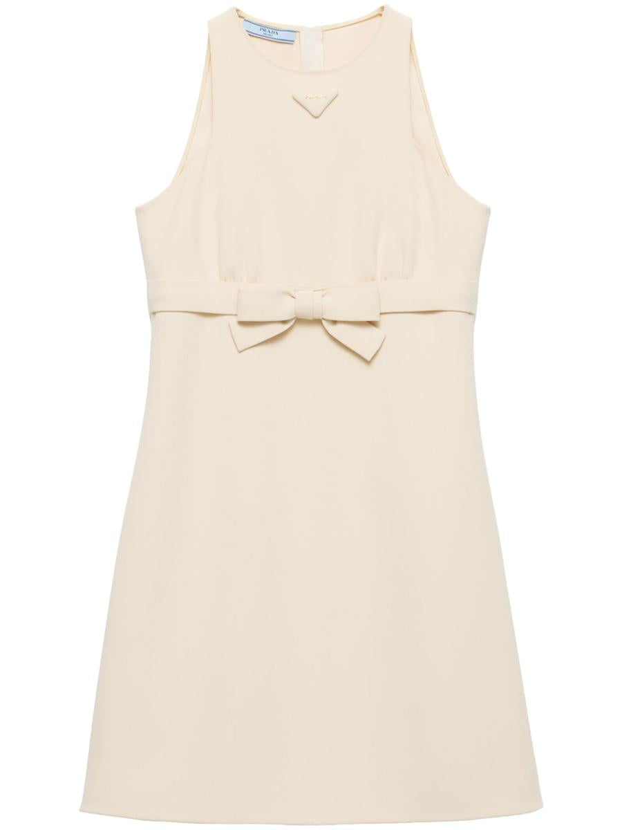 Prada Bow Detailing Short Dress
