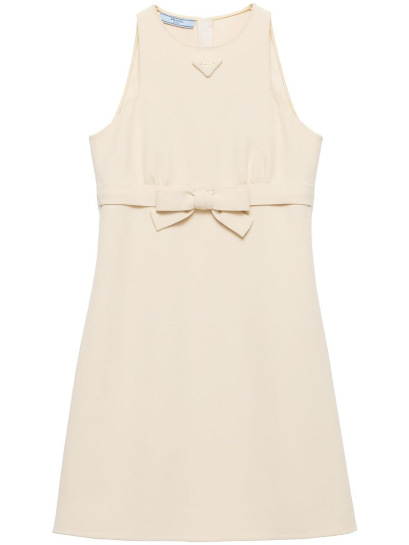 Prada Bow Detailing Short Dress