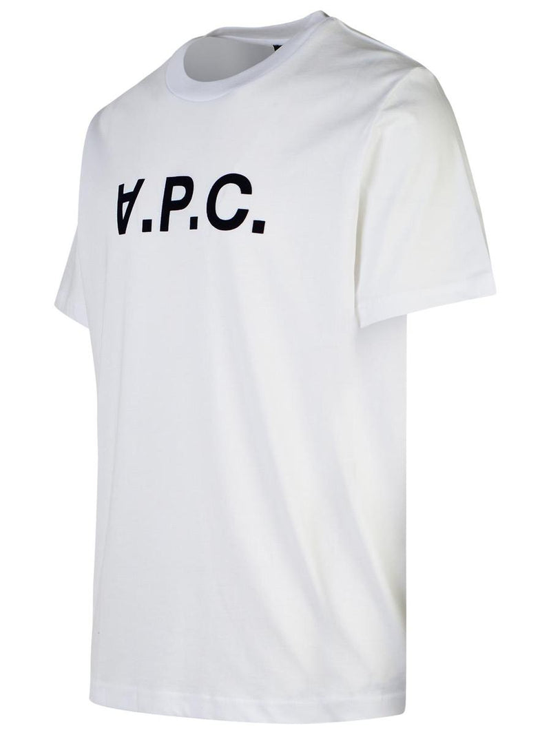 A.P.C. White Cotton T-Shirt