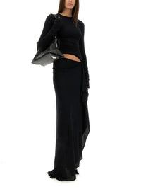 The Attico Draped Dress