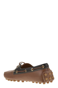 Tod'S Leather Boat Bubble Grommet