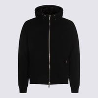 Moorer Black Wool Down Jacket