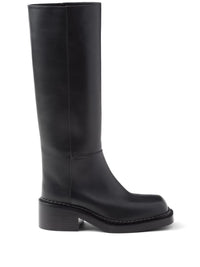 Prada Knee-High 55Mm Leather Boots