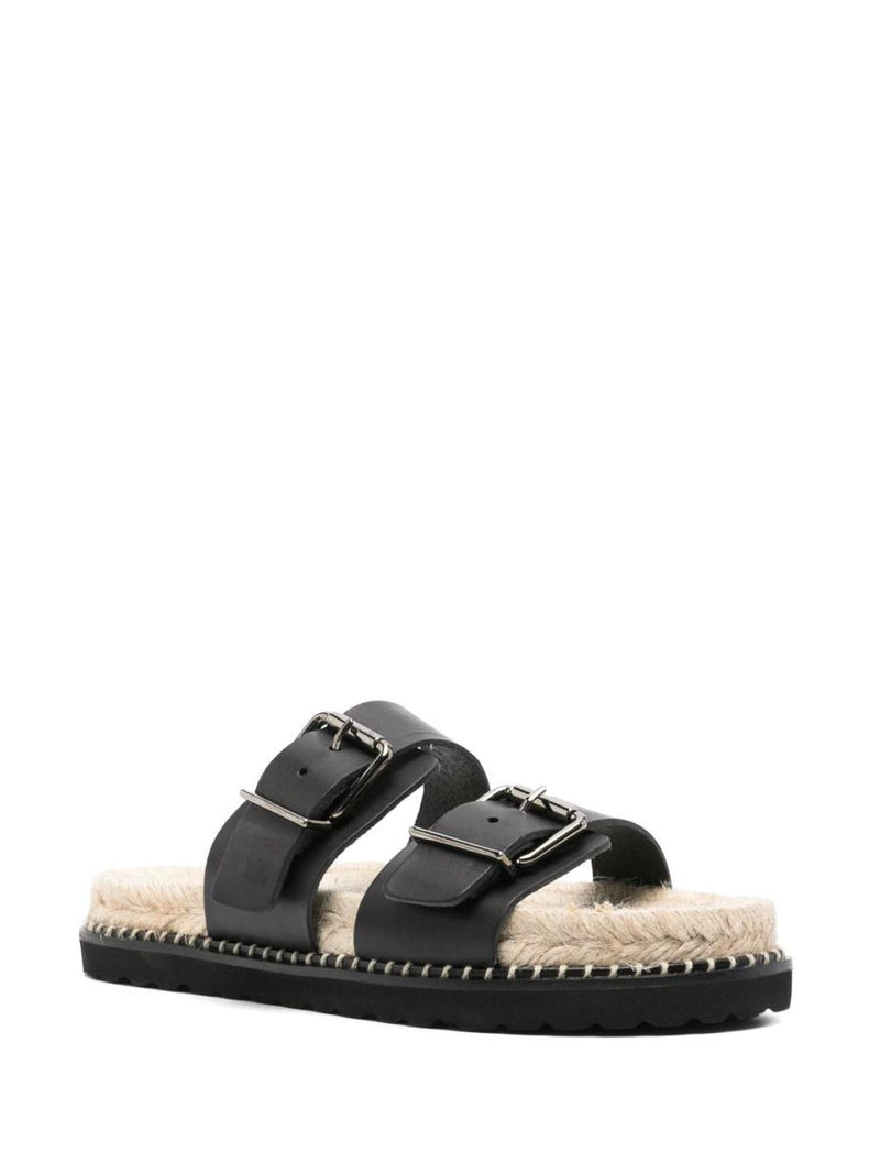 Castañer Ter Leather Flat Sandals